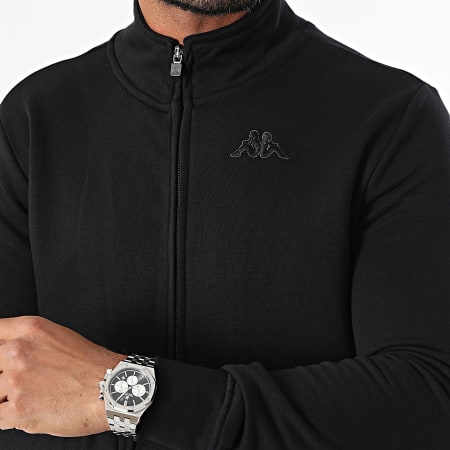 Kaporal - Korpo Zentil Regular Fit Logo Zip Jacket 303MKJ0 Zwart