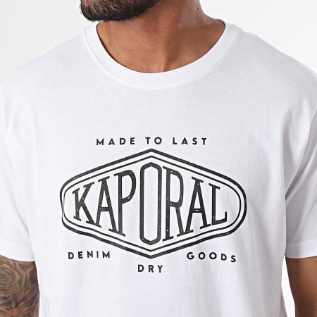 Kaporal - T-shirt Essentiel Regular Fit VAZIM11 Wit