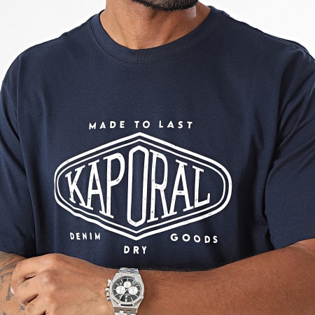 Kaporal - Tee Shirt Essentiel Regular Fit VAZIM11 marineblauw