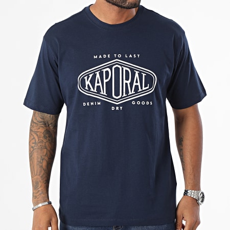 Kaporal - Camiseta Essentiel Regular Fit VAZIM11 Azul Marino