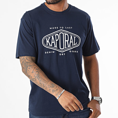 Kaporal - Camiseta Essentiel Regular Fit VAZIM11 Azul Marino