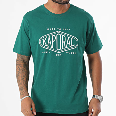 Kaporal - Maglietta Essentiel Regular Fit VAZIM11 Verde scuro