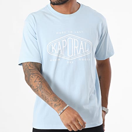 Kaporal - Tee Shirt Essentiel Regular Fit VAZIM11 Lichtblauw