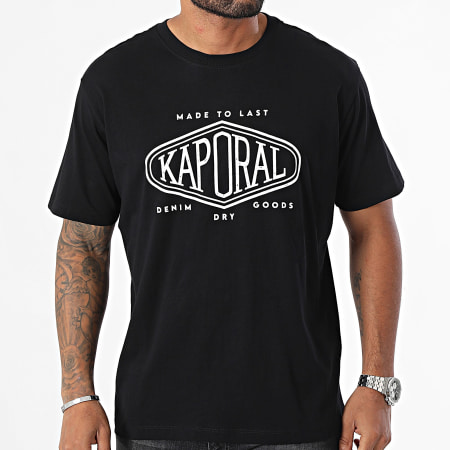 Kaporal - Tee Shirt Essentiel Regular Fit VAZIM11 Negro