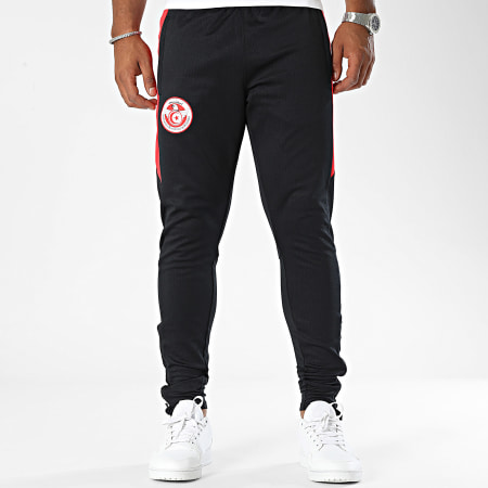 Kappa - Abunszip Pro 7 Túnez 321W1IW Slim Jogging Pants Negro Rojo