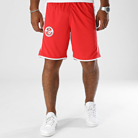 Kappa - Ahora Pro 7 Tunesië Joggingshort 361P74W Rood Wit