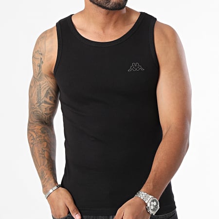 Kappa - Korpo Carsenac Logo Skin Fit Tank 3019RA0 Negro