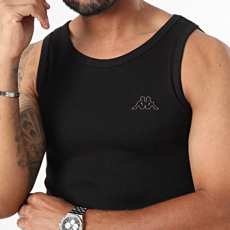 Kappa - Korpo Carsenac Logo Skin Fit Tank 3019RA0 Negro