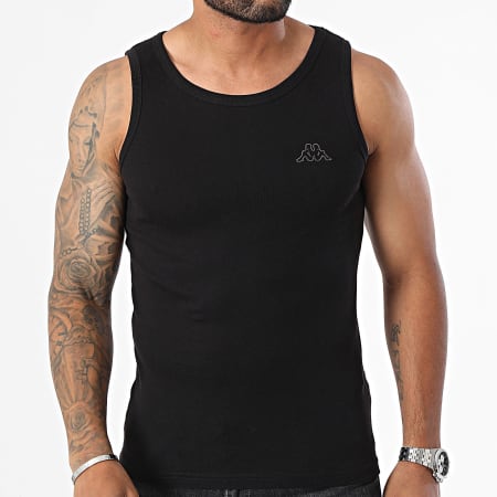 Kappa - Korpo Carsenac Logo Skin Fit Tank 3019RA0 Negro