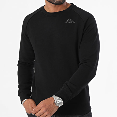 Kappa - Sweat Crewneck Logo Caimali 304MYL0 Noir