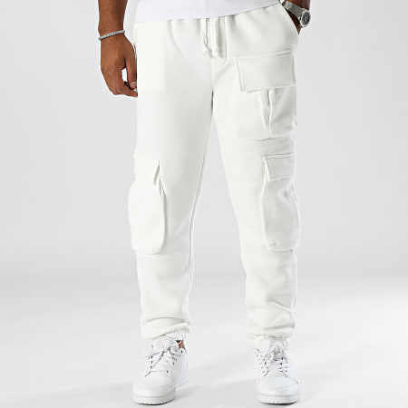 MTX - Pantalones de chándal blancos