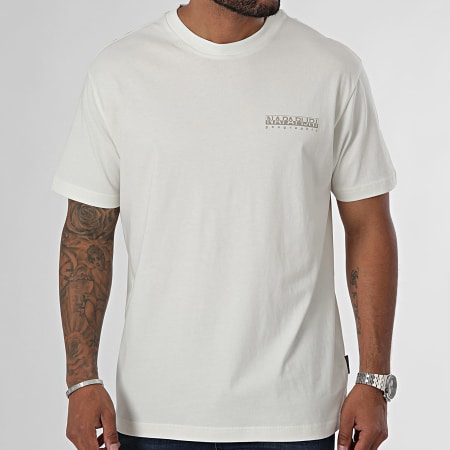 Napapijri - Tee Shirt Albula A4I34 Blanc