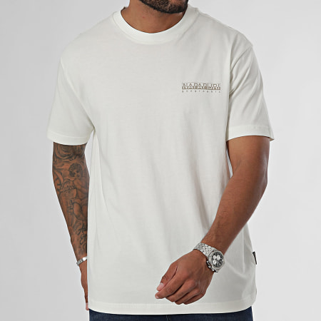 Napapijri - Tee Shirt Albula A4I34 Blanc