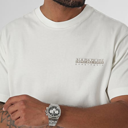 Napapijri - Tee Shirt Albula A4I34 Blanc