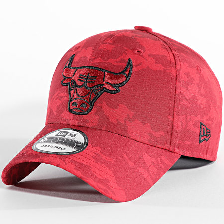 New Era - Tonale Camo AOP 9Forty Chicago Bulls Cap 60565360 Rood Bordeaux Camouflage