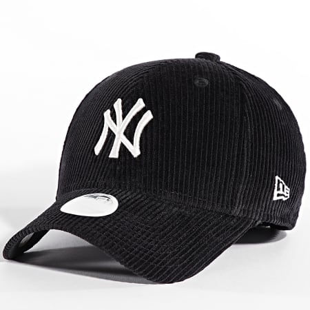 New Era - Gorra de pana para mujer 9Forty NY 60565251 Negro