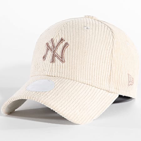 New Era - Gorra de pana para mujer 9Forty NY 60565252 Beige