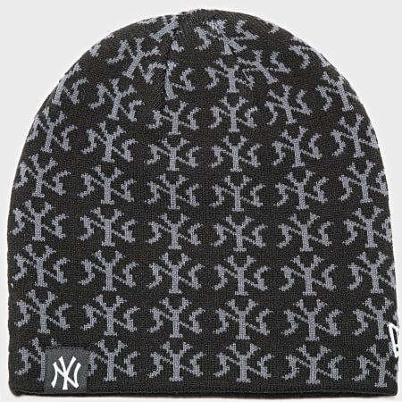 New Era - Gorro Skull NY Jacquard 60565444 Negro Gris