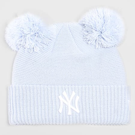 New Era - Dameshoed Double Pom NY 60565276 Lichtblauw