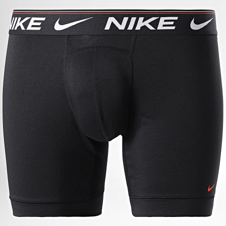 Nike - Juego de 3 calzoncillos bóxer KE1257 Negro Gris