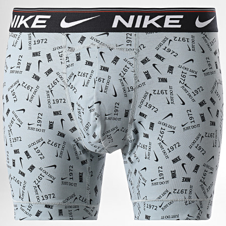 Nike - Set di 3 boxer KE1257 nero grigio