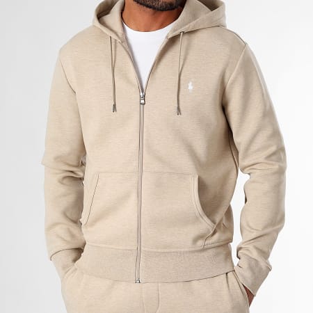 Polo Ralph Lauren - Original Player Felpa con cappuccio e zip Beige Chiné