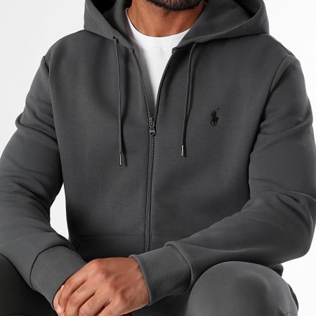 Polo Ralph Lauren - Sudadera con capucha y cremallera Original Player Gris carbón