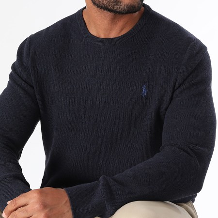 Polo Ralph Lauren - Originele Player Navy Gebreide Sweater