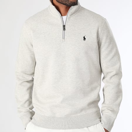 Polo Ralph Lauren - Sudadera con cremallera Original Player Gris jaspeado