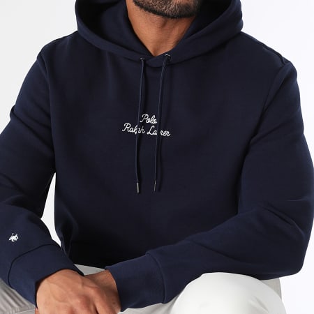 Polo Ralph Lauren - Geborduurd logo Hoody marineblauw