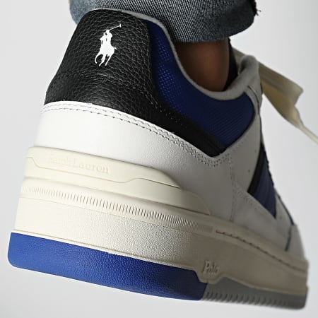 Polo Ralph Lauren - Masters Sport Wit Koningsblauw Zwart Sneakers