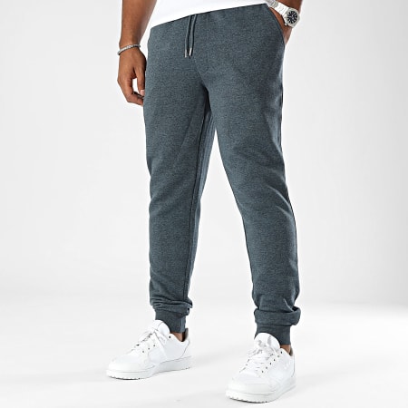 Produkt - Basic Jogging Pants Azul marino jaspeado