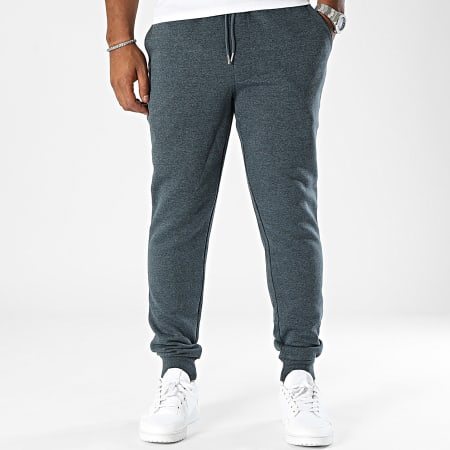 Produkt - Basic Jogging Pants Azul marino jaspeado