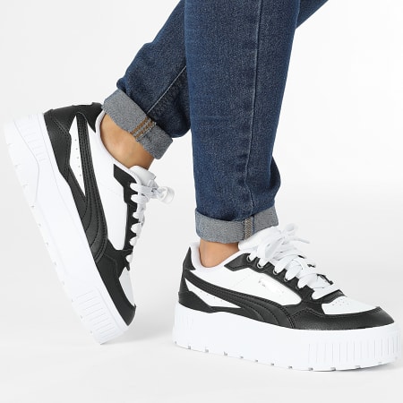 Puma - Baskets Femme Karmen II Idol 397461 Puma White Puma Black Silver