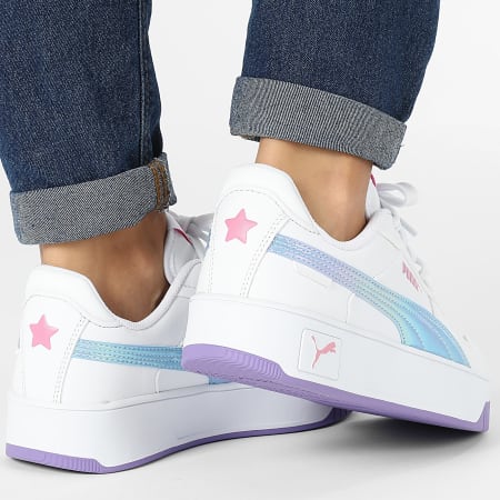 Puma - Baskets Femme Carina 2.0 Bouncy Sky 397975 Puma White Lavender Alert