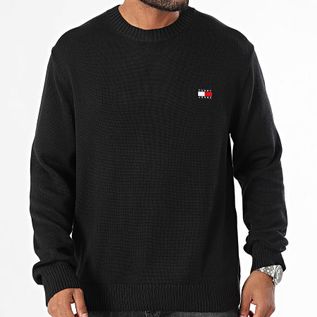 Tommy Jeans - Red Badge jumper 0706 Negro