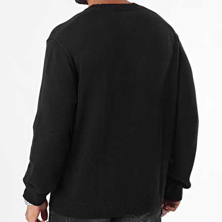 Tommy Jeans - Pull Red Badge 0706 Noir