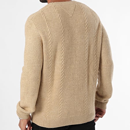 Tommy Jeans - Jersey cableado 9440 Beige Chiné