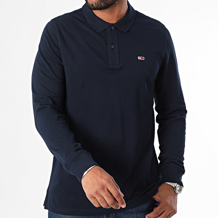 Tommy Jeans - Polo Slim Manga Larga 8309 Azul Marino