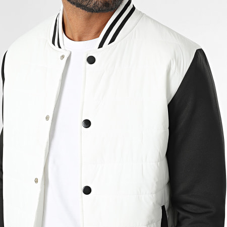 Zayne Paris  - Ensemble Veste Et Pantalon Jogging Blanc Noir