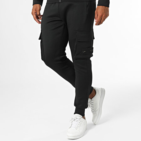 Zayne Paris  - Set di pantaloni da jogging e felpa con cappuccio nero