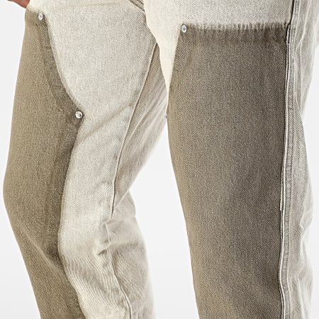 2Y Premium - Jeans beige dal taglio regolare