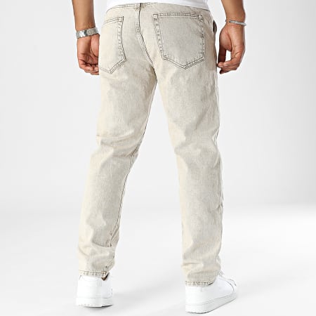 2Y Premium - Jeans beige dal taglio regolare