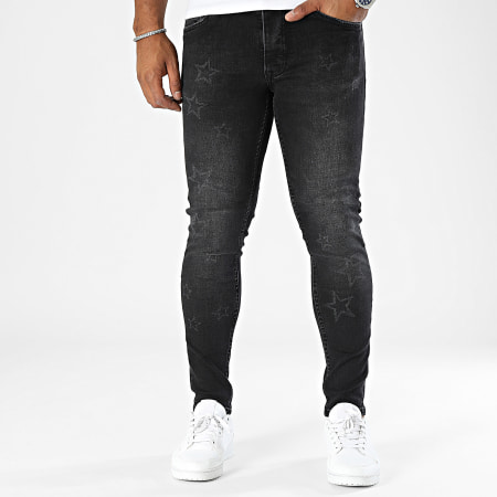 2Y Premium - Zwarte skinny jeans