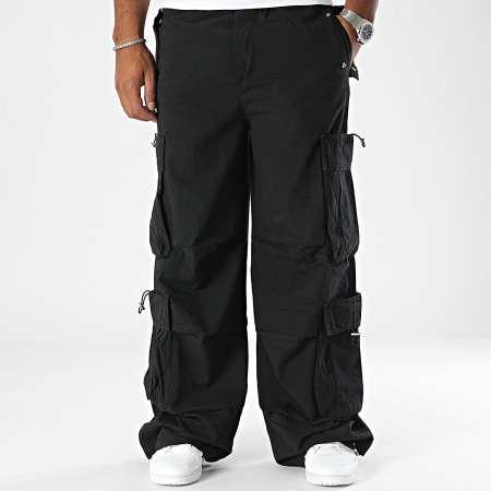 2Y Premium - Baggy Fit Cargo Broek Zwart