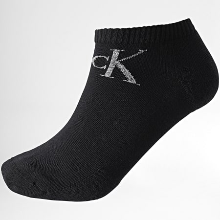 Calvin Klein - Lot De 2 Paires De Chaussettes 701229459 Noir Blanc Gris