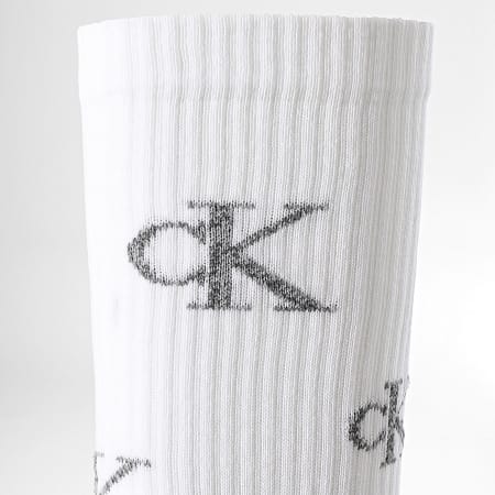 Calvin Klein - Lot De 2 Paires De Chaussettes 701229456 Noir Blanc Gris