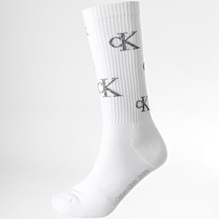 Calvin Klein - Lot De 2 Paires De Chaussettes 701229456 Noir Blanc Gris