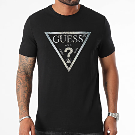 Guess - Camiseta M4BI35-J1314 Negro