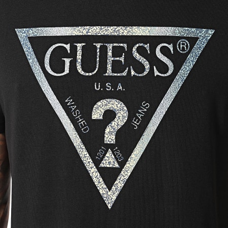 Guess - Camiseta M4BI35-J1314 Negro